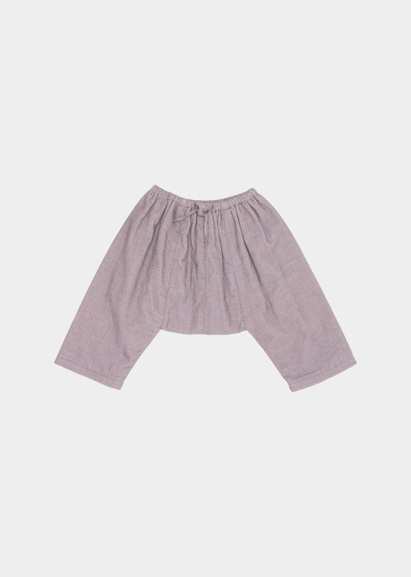 caramel LINUM BABY TROUSER - DOVE GREY