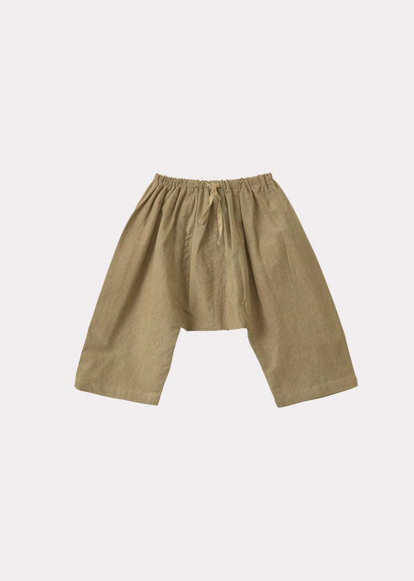 caramel LINUM BABY TROUSERS - LIGHT CAMEL