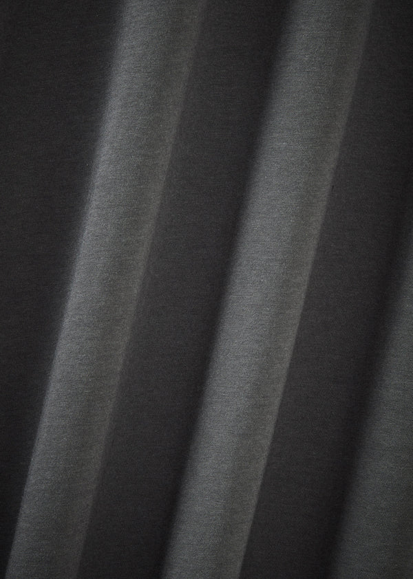 Caramel LONG SLEEVE DRESS - CHARCOAL