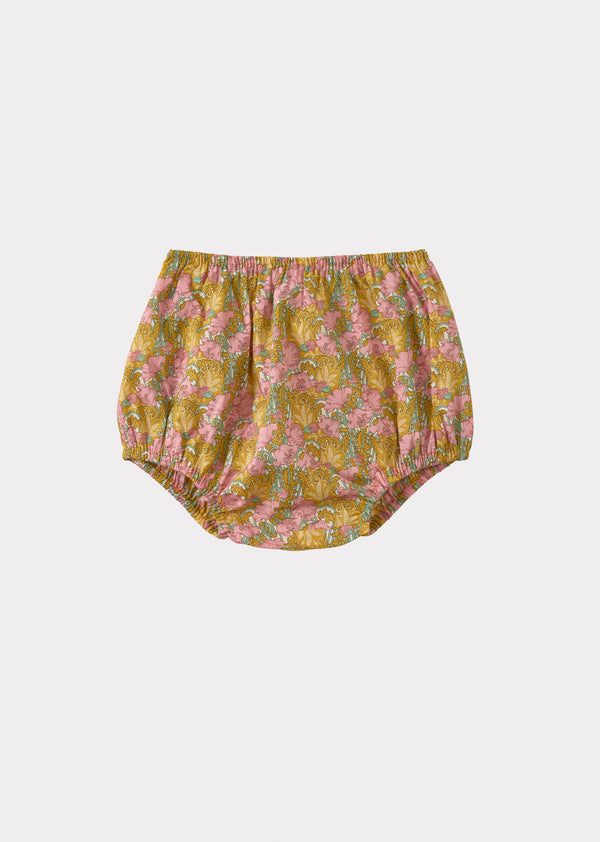 caramel LOTUS BABY BLOOMERS - PINK/YELLOW