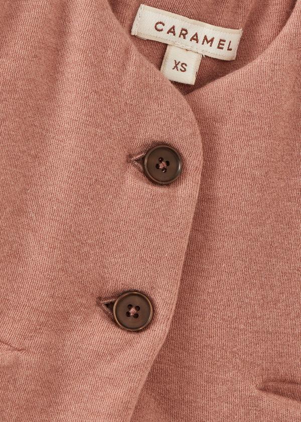 Caramel MAEVE BABY SET - DUSTY PINK