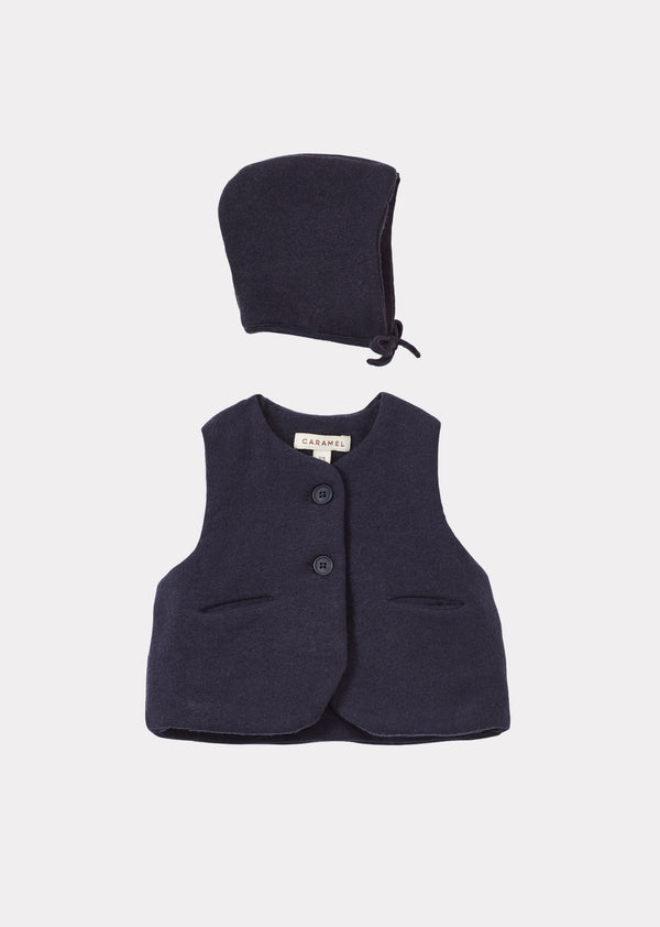 caramel MAEVE BABY SET - NAVY