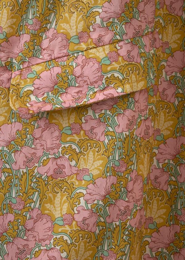 Caramel MALIKA DRESS - PINK/YELLOW