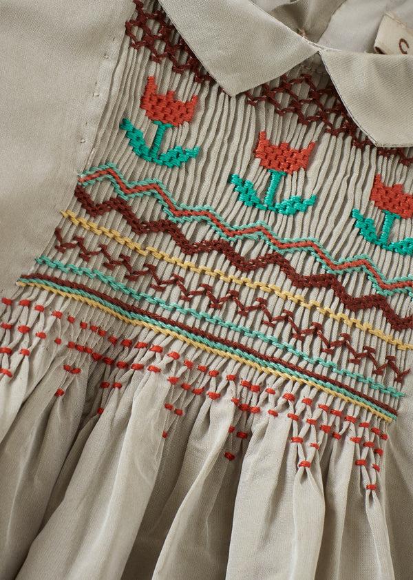 Caramel MARS BABY DRESS - GREY