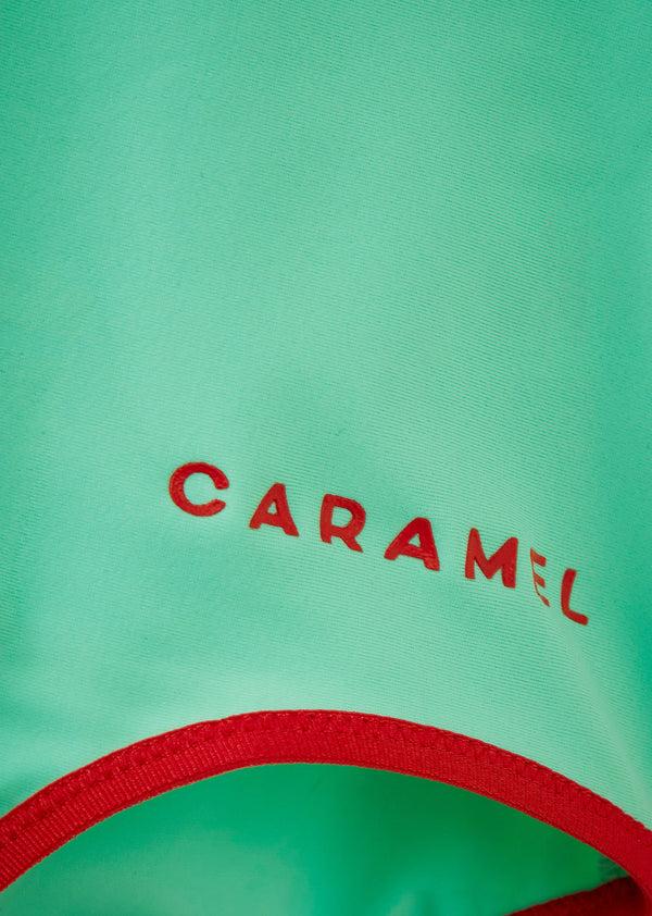 Caramel MAYA GIRL'S SWIMSUIT - MINT