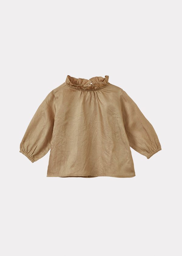 caramel MIRON BABY PARTY BLOUSE - TOFFEE