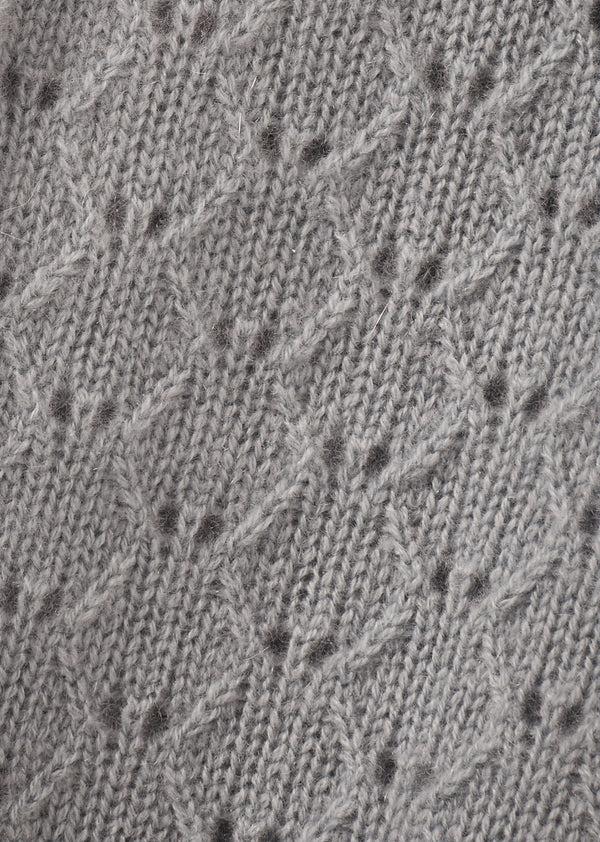 Caramel MOCHO CHILDREN'S CASHMERE VEST - PALE GREY