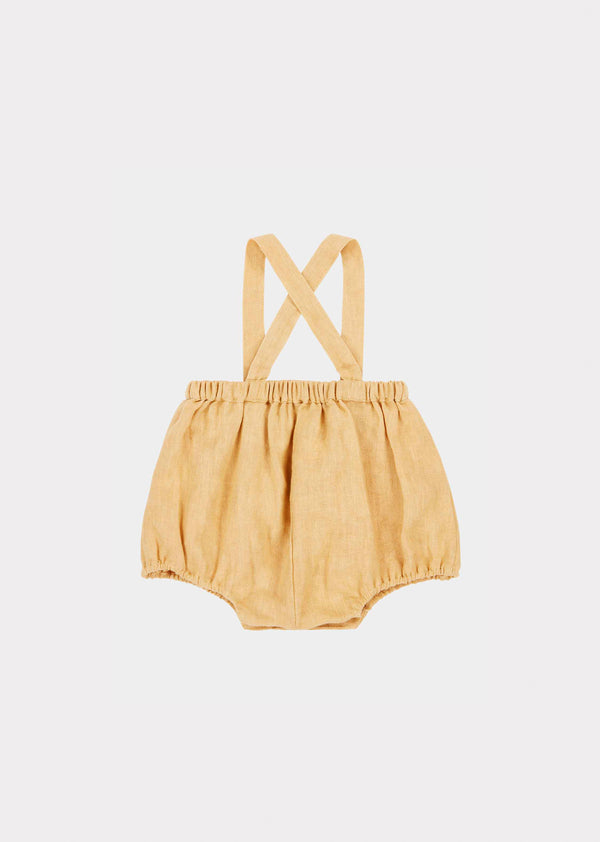 Caramel MUSA BABY ROMPER - PALE YELLOW