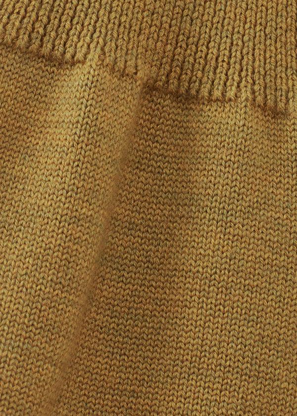 Caramel NORA WOMEN'S MERINO WOOL SCARF - OCHRE