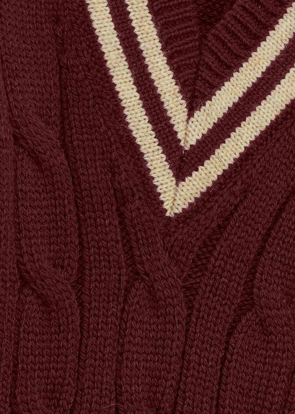 Caramel NOTTINGHAM CHILDREN'S KNIT JUMPER - BROWN