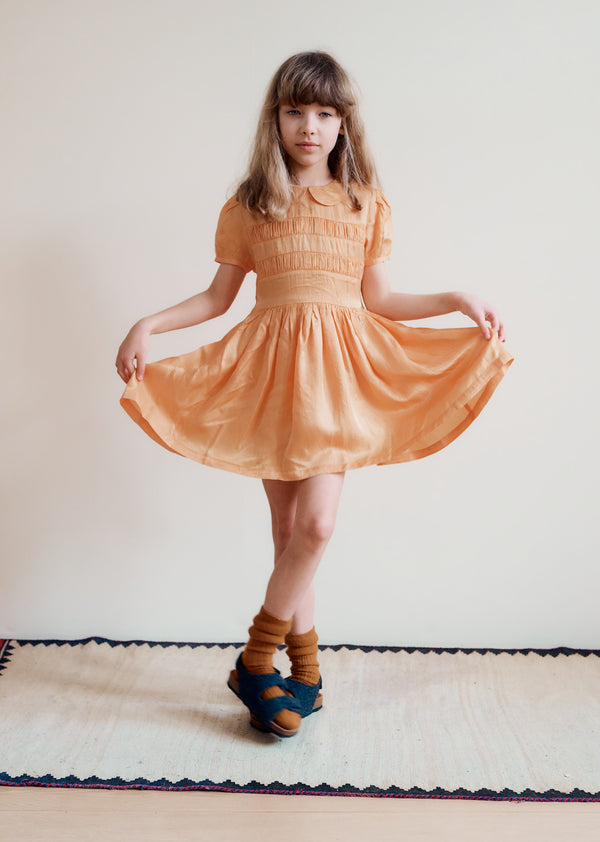 Caramel PENELOPE PARTY DRESS - YELLOW ORANGE