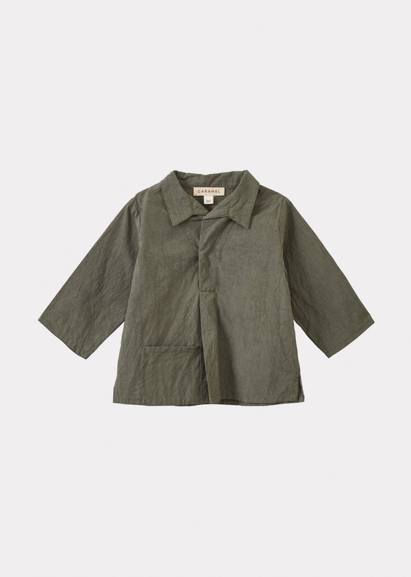 caramel PIPER BABY SHIRT - KHAKI