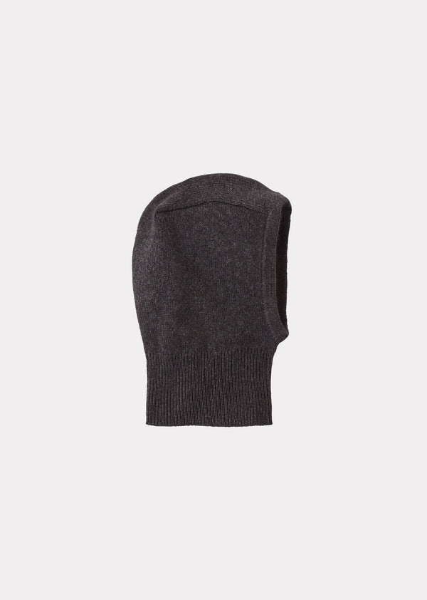 caramel PLOMO BABY BALACLAVA - DARK GREY MELANGE