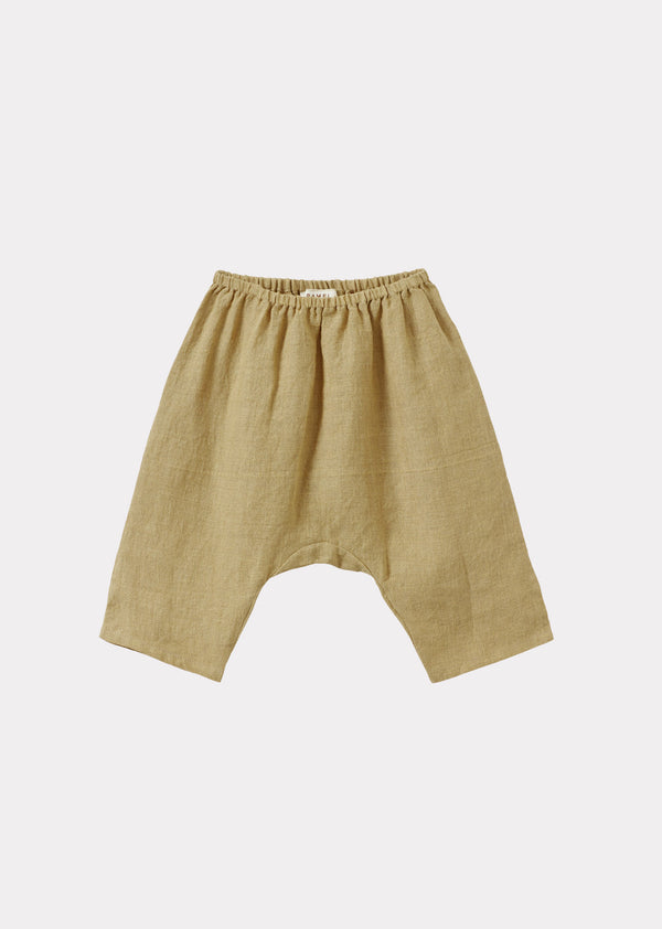 Caramel POCHARD TOP AND TROUSERS BABY SET - MUSTARD
