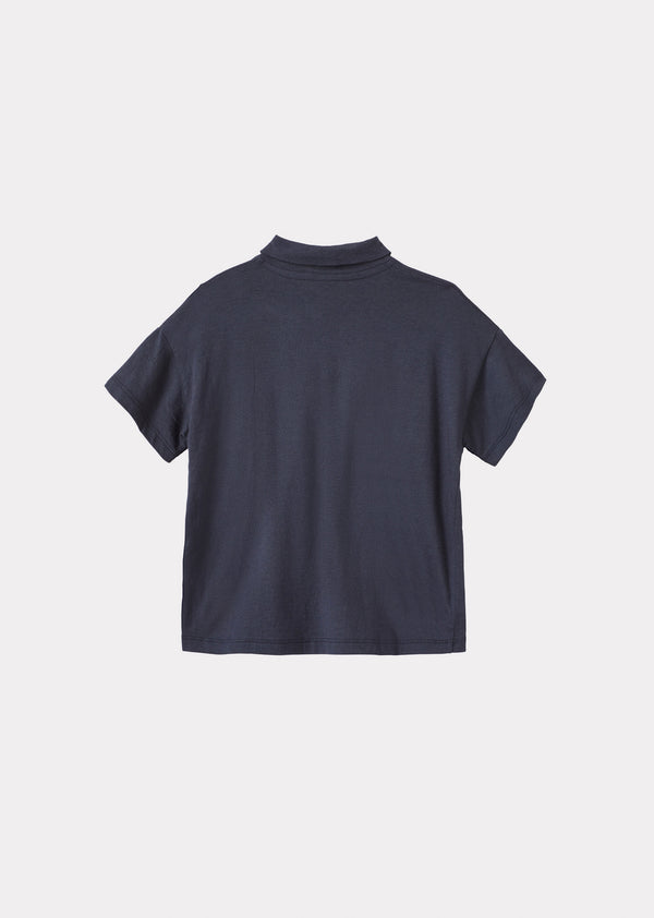 Caramel RADICCHIO POLO CHILD - NAVY