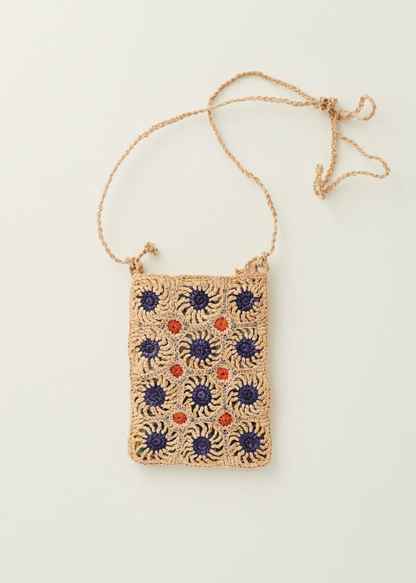 caramel RAFFIA SHOULDER BAG - NATURAL RAFFIA