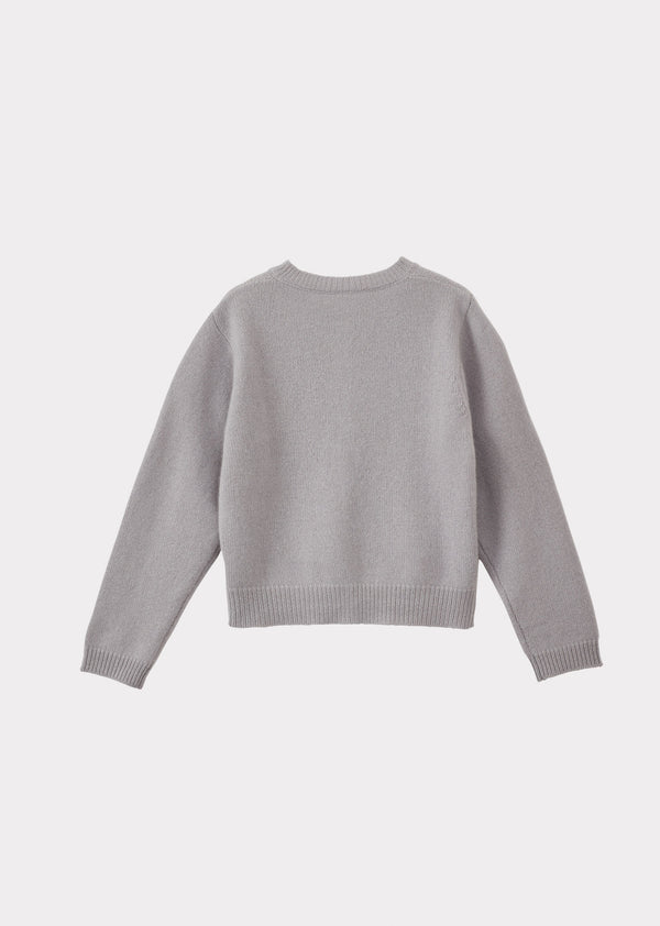 Caramel ROSA CHILDREN'S CASHMERE CARDIGAN - CLOUD