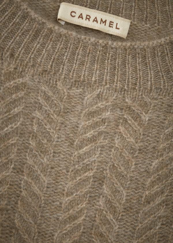 Caramel SCOUT BABY CASHMERE JUMPER- MINK