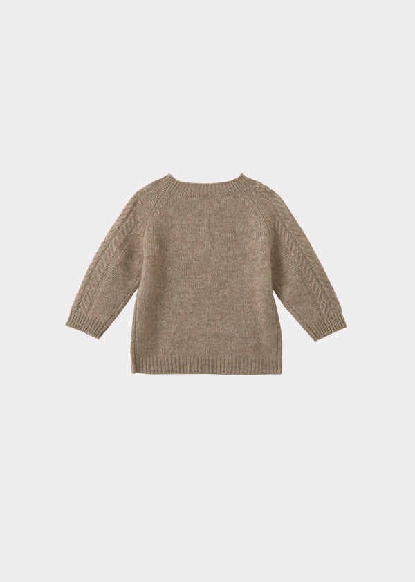 Caramel SCOUT BABY CASHMERE JUMPER- MINK