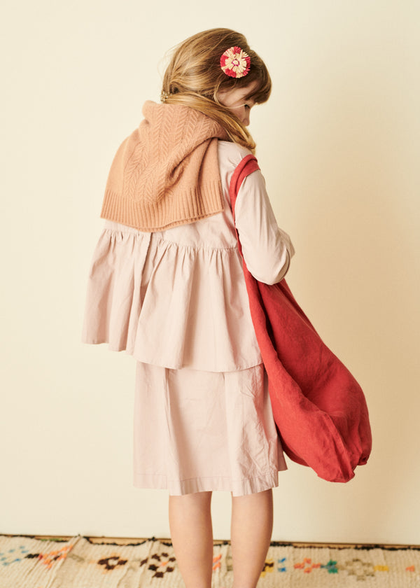 Caramel SCOUT CHILDREN'S CASHMERE JUMPER - TOFFEE