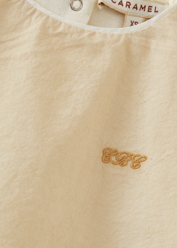 Caramel SORELY COTTON BABY SET - ECRU