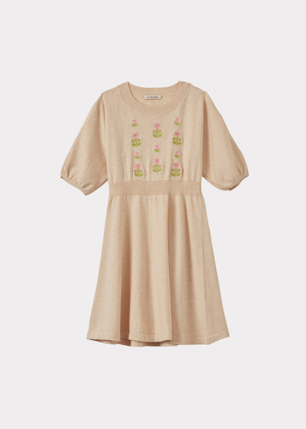 caramel SOYBEAN DRESS - ECRU