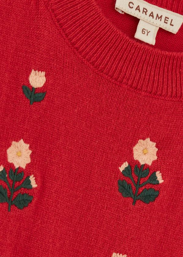 Caramel SOYBEAN DRESS - TOMATO