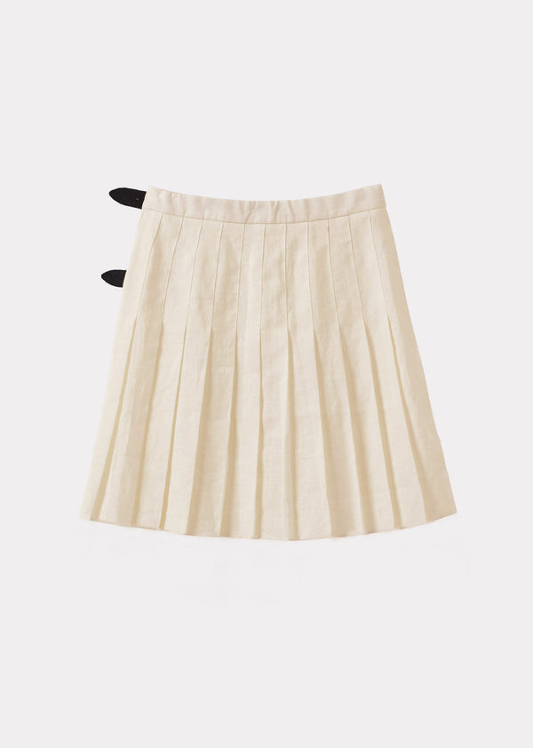 Caramel STIRLING CHILDREN'S KILT - ECRU