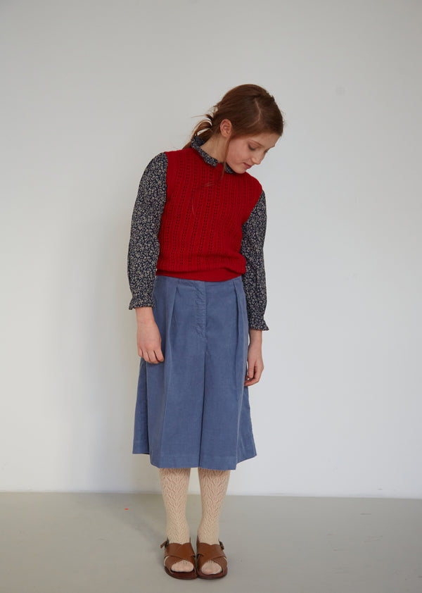 Caramel STORM KIDS SHORTS - CORNFLOWER BLUE