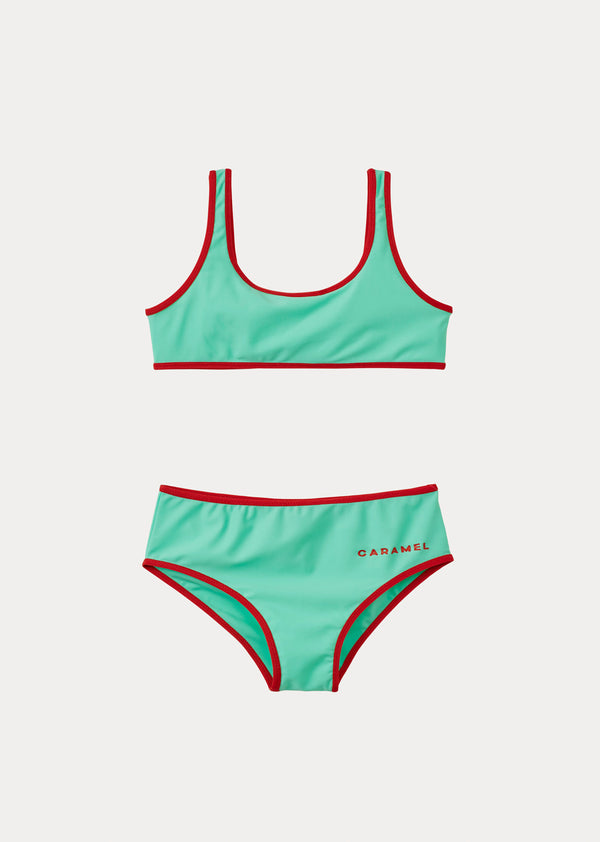 caramel SUMMER GIRL'S BIKINI - MINT