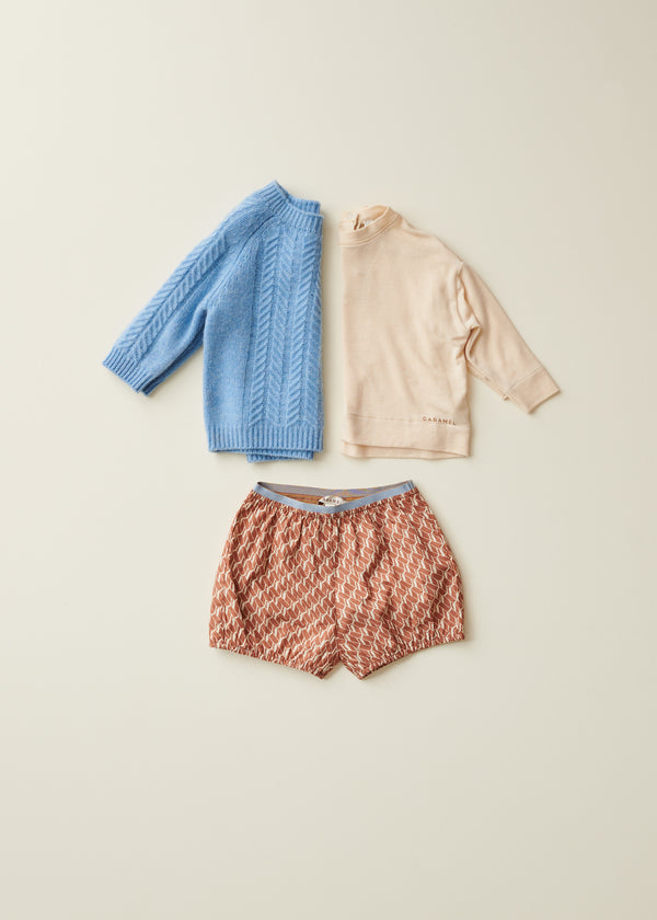 Caramel TODEA BABY T-SHIRT - ECRU