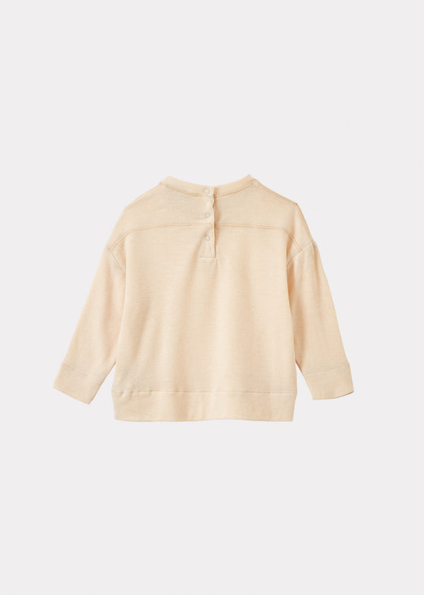 Caramel TODEA BABY T-SHIRT - ECRU