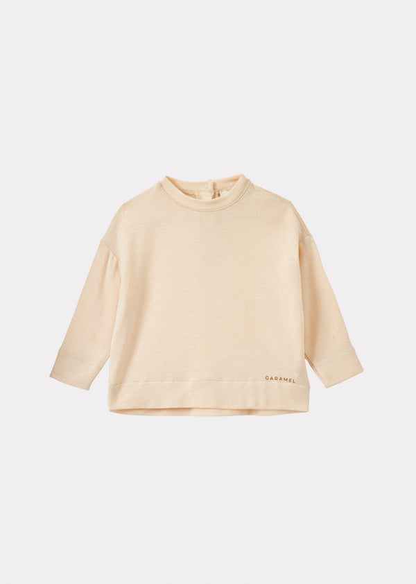 caramel TODEA BABY T-SHIRT - ECRU