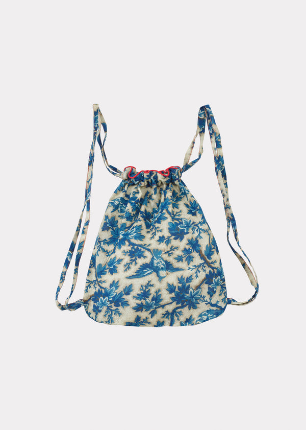 Caramel TOTE BACKPACK - TREE TOP PRINT
