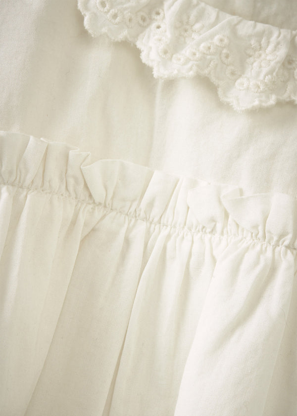 Caramel VALERIE DRESS - WHITE