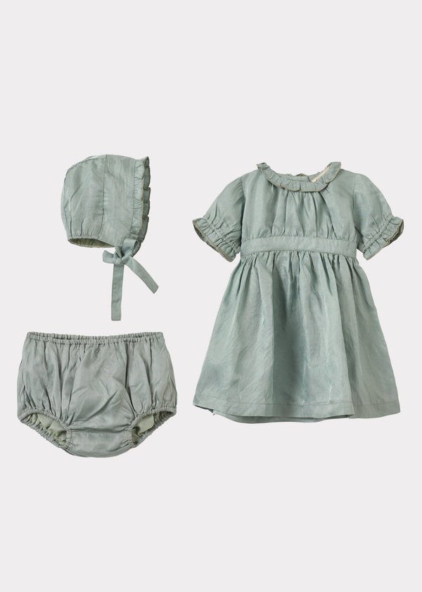 caramel VESTIA BABY PARTY SET - GREY BLUE