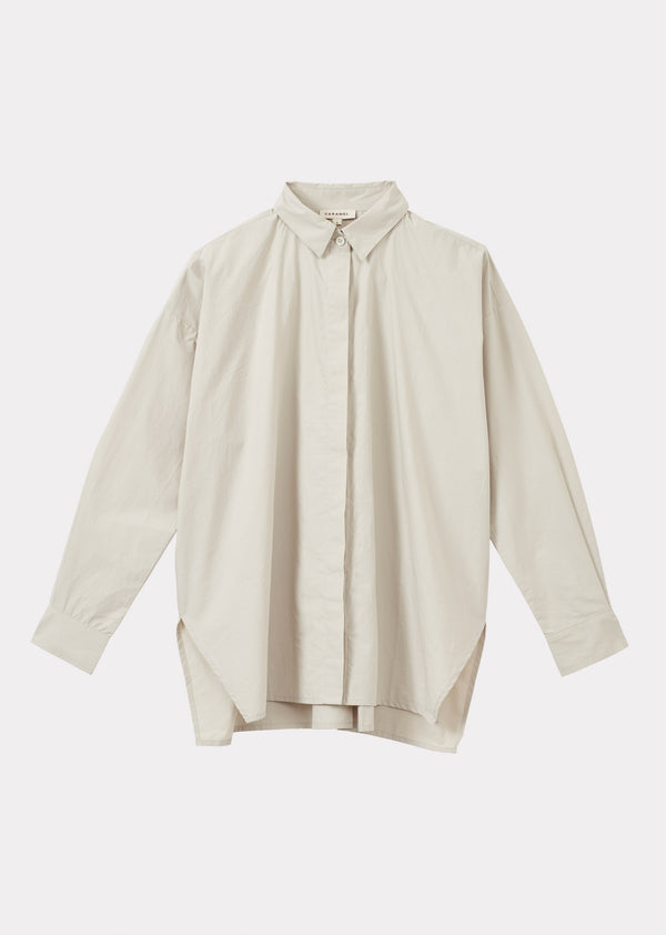caramel WOMAN A-LINE SHIRT - TAUPE
