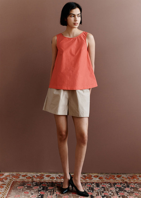 Caramel WOMAN A-LINE TOP - BERRY