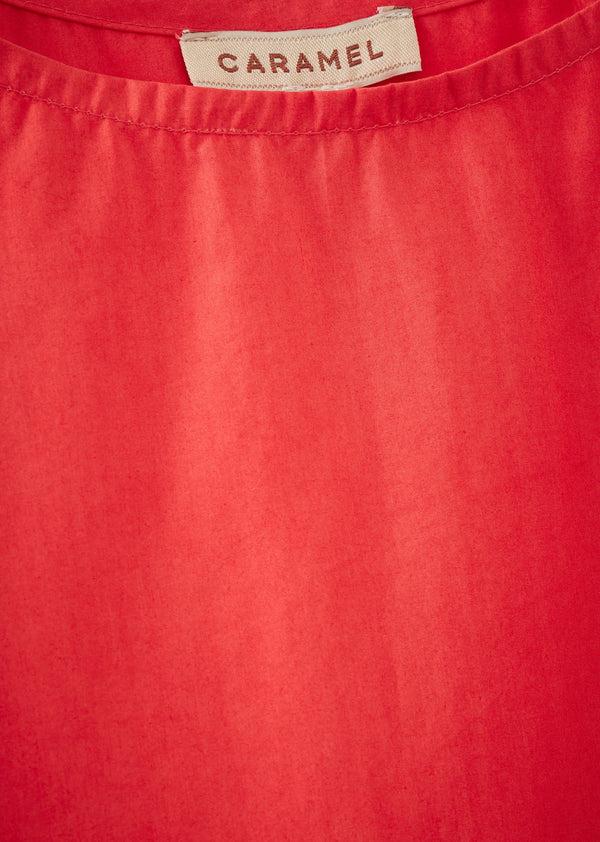 Caramel WOMAN A-LINE TOP - BERRY