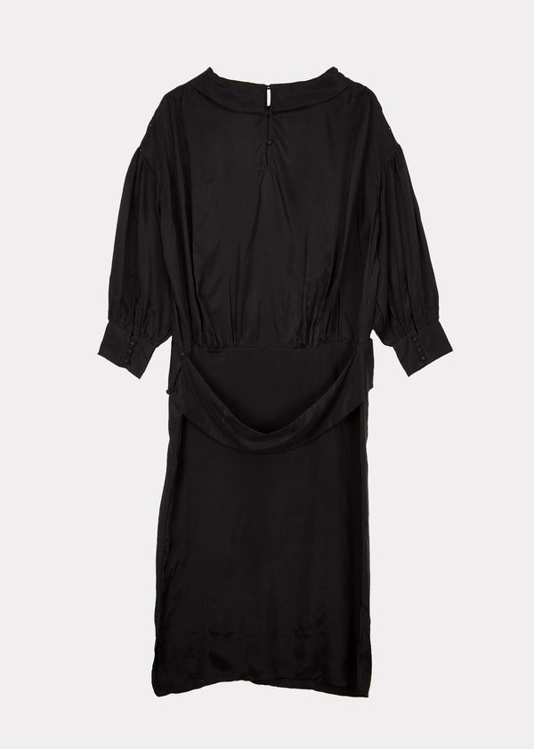 Caramel WOMAN BELT DRESS - BLACK