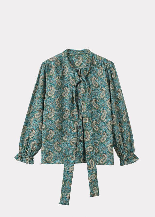 caramel WOMAN BRISTOL BLOUSE - PAISLEY