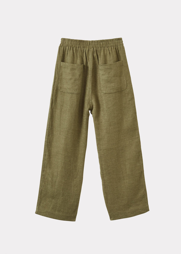 Caramel WOMAN CAPER TROUSER - KHAKI