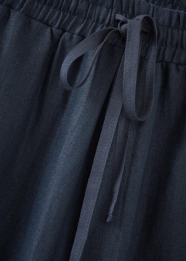 Caramel WOMAN CAPER TROUSER - NAVY