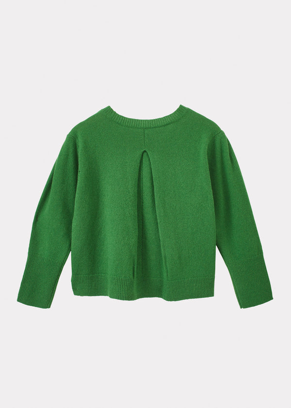 Caramel WOMAN CARDIGAN - FOREST GREEN