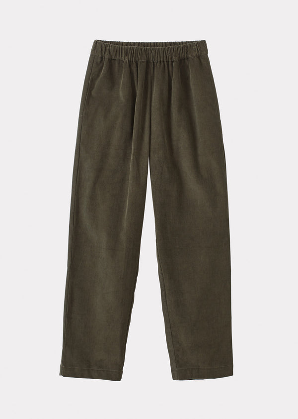 caramel WOMAN CHICHESTER TROUSER - DARK OLIVE