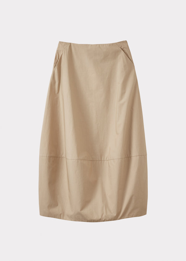 Caramel WOMAN COCOON SKIRT - GREY