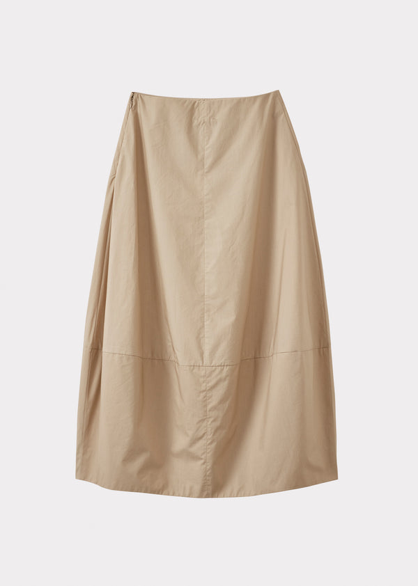 Caramel WOMAN COCOON SKIRT - GREY
