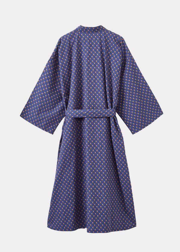 Caramel WOMAN NIGHT ROBE - NAVY POSY PRINT