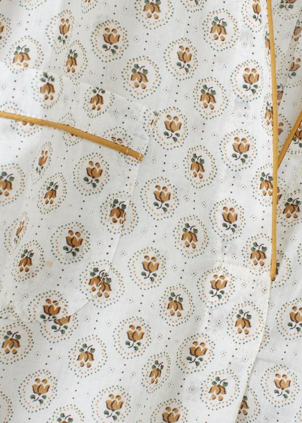 Caramel WOMAN NIGHTDRESS - FLOWER RING