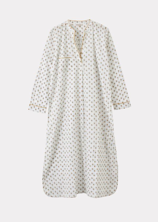 caramel WOMAN NIGHTDRESS - FLOWER RING